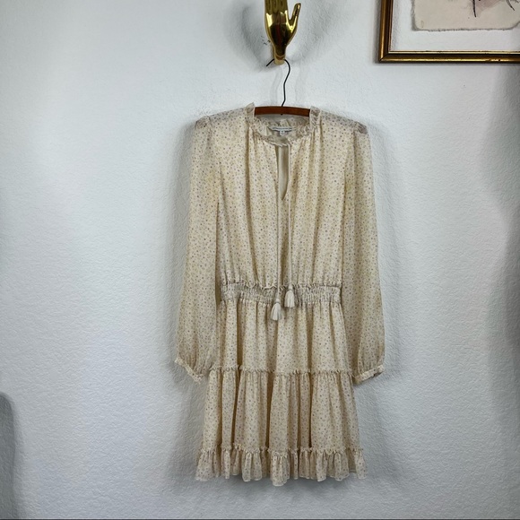 REBECCA MINKOFF Rosemary Long Sleeve Floral Print Dress - Picture 2 of 9